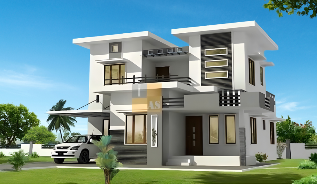 contemporary home design in kerala